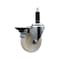Service Caster 4'' Nylon Swivel 1'' Expanding Stem Caster with Brake SCC-EX20S414-NYS-PLB-1 - alternate 1